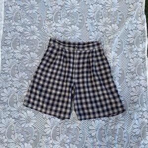 Plaid shorts